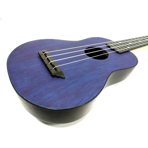 Ukelele Soprano Travel Azul Con Funda Flight Tus35 Blu  Azul
