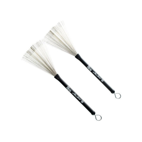 Par Escobillas Alambre Signature Steve Gadd Vic Firth Sgwb Negro