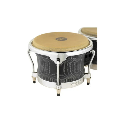 Bongó Meinl Woodcraft Wb400 Vbk 7 Y 8.5 Pulgadas Fresno Y Cuero Negro