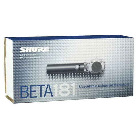 Micrófono De Condensador Para Instrumento, Shure Beta 181 Bi Gris