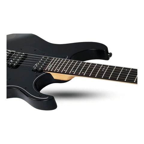Guitarra Eléctrica Schecter Sgr Banshee-6 Tilo Satin Black 24 Trastes Diestro Palo De Rosa