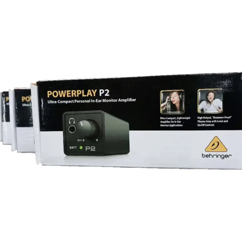 Behringer P2 Amplificador Para Audífonos Monitor Personal Color Negro