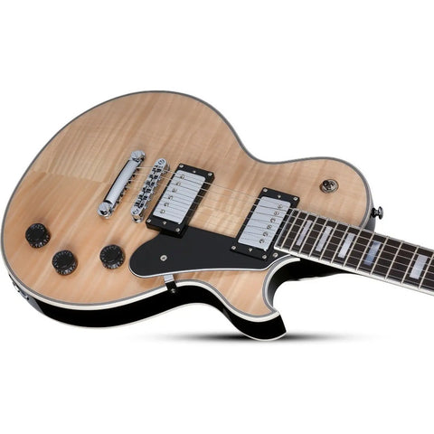 Guitarra Eléctrica Gloss Natural Schecter Solo-ii Custom Diestro Marrón Claro