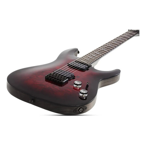 Guitarra Eléctrica Black Cherry Burst Schecter Omen Elite-6 Diestro Black Cherry Burst Palo De Rosa