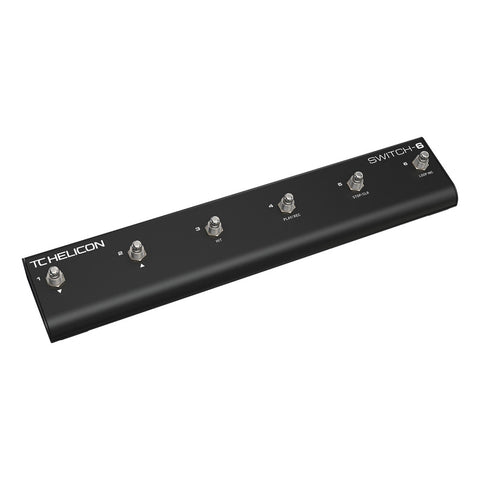 Pedal Switch Para Amplificador Tc Helicon Switch-6 Negro