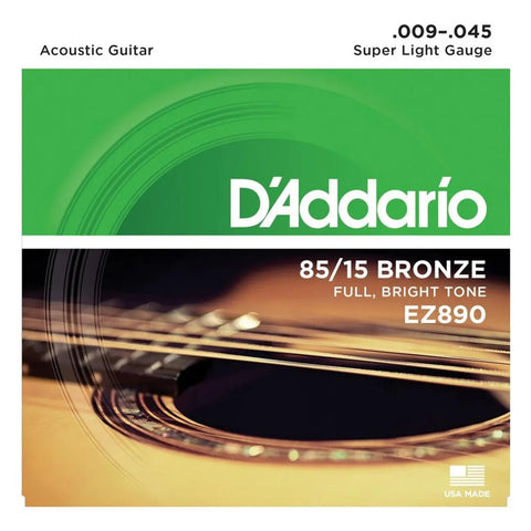 Juego De Cuerdas Para Guitarra Acústica Daddario Ez890-e