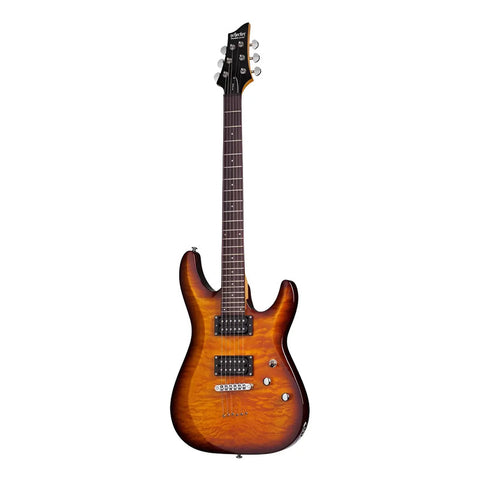 Guitarra Eléctrica Schecter C-6 Plus Vintage Sunburst 6 Cuerdas Diestro Palo De Rosa