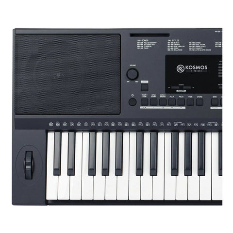 Teclado Digital Profesional De 61 Teclas Keyboard Kosmos-kb Negro