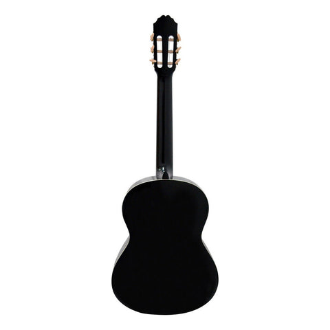 Guitarra Clásica Concierto Escala 4/4 Negra Gewa Ps510156 Color Negro Orientación De La Mano Derecha