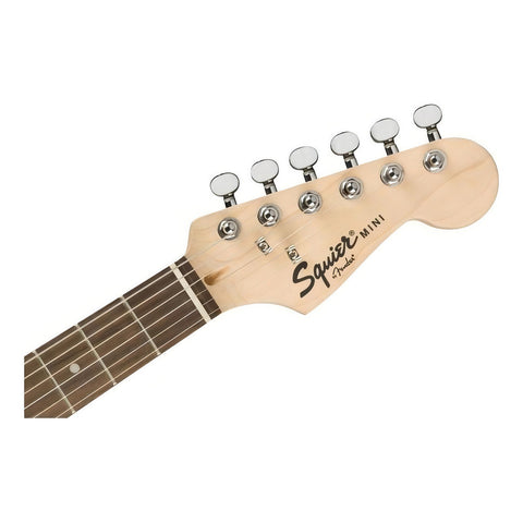 Guitarra Eléctrica Squier By Fender Mini Stratocaster De Álamo Dakota Red Brillante Con Diapasón De Laurel Indio