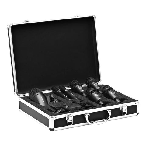 Set De 7 Micrófonos Para Batería Akg Drum Set Session I Negro