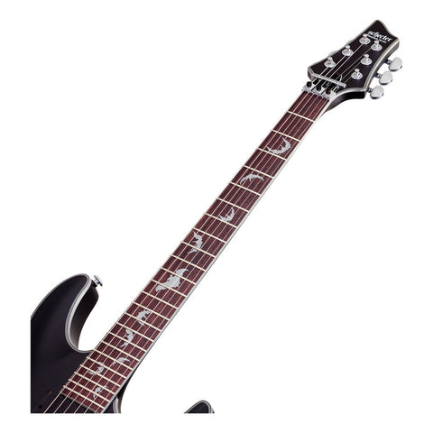 Schecter Damien Platinum 6 Fr Sbk Guitarra Eléctrica Caoba N Orientación De La Mano Diestro
