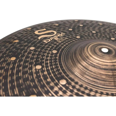 Platillo Ride 20 De Pulgadas Serie S Dark Zildjian Sd20r Color Dorado Oscuro