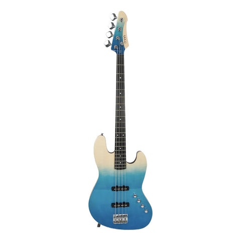 Bajo Eléctrico Activo Mars Deluxe Jazz Bass Azul Jb-4 Diestro Blue Shade