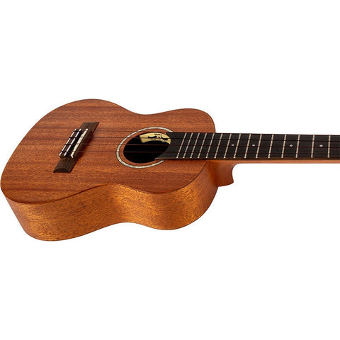 Ukelele Tenor Electroacústico Con Funda Flight Antonia Te Marrón