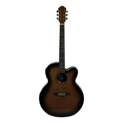 La Sevillana Ju-340ceq Guitarra Electroacústica Sunburst Color Sombreado