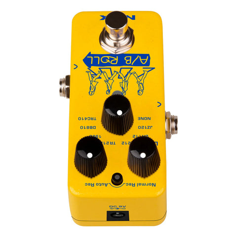 Nux Nol-1 A/b Roll  Pedal Octavador Y Looper Amarillo