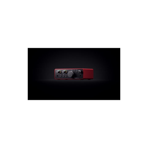 Interfaz De Audio Usb Focusrite Scarlett Solo 4ta Gen Rojo