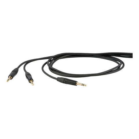 Cable Y Proel Stereo A 2 Mono 6.3mm Dhs540lu18 1.8m Negro
