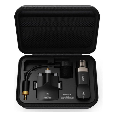 Sistema Inalambrico Para Saxofón Metales Nux B-6 Negro