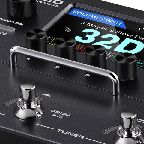 Procesador Para Guitarra Modelado De Amplificador Nux Mg-30 Negro