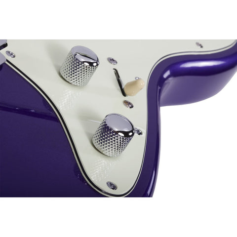 Guitarra Schecter Nick Johnston Trad 10 Anniversary Violet Diestro Lila Ébano