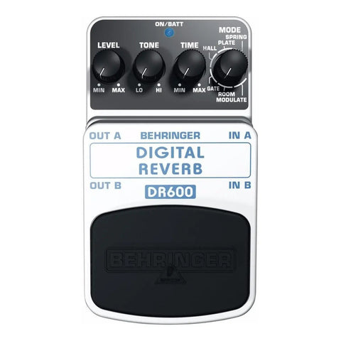 Behringer Dr-600 Pedal Digital Reverb Totalmente Gris