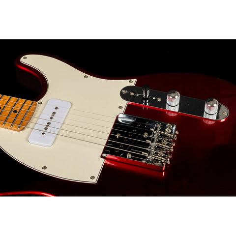 Guitarra Tipo Telecaster Jet Guitars Jet Jt-300 Car P90 Diestro Rojo Maple