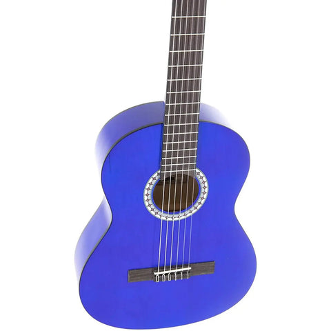 Guitarra Clásica Concert Escala 3/4 Color Azul Gewa Ps510145 Azul Marino
