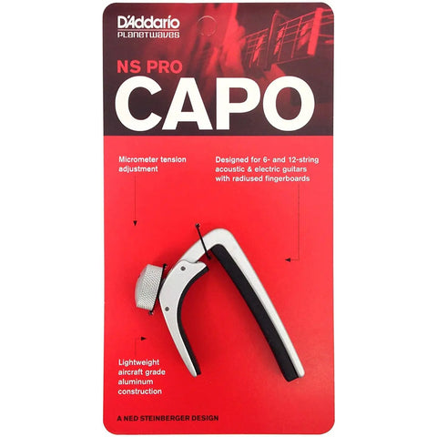 Capodastro Serie Ns Color Plata Planet Wave Pw-cp-02s