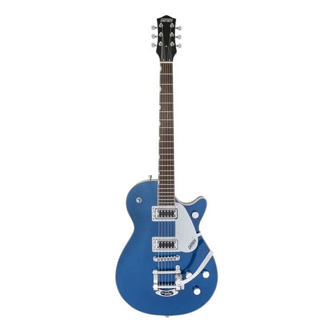 Guitarra Eléctrica Gretsch Electromatic G5230t Jet Ft Caoba Azul Brillante Diestro Aleutian Blue Nogal Negro