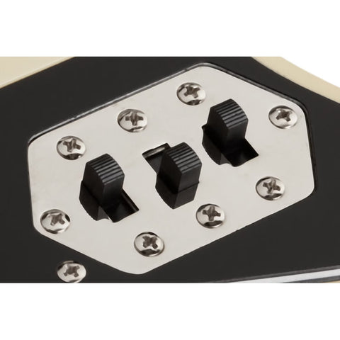 Guitarra Eléctrica Schectrer Ultra-iii Ivory Pearl Diestro Dorado Claro Pau Ferro