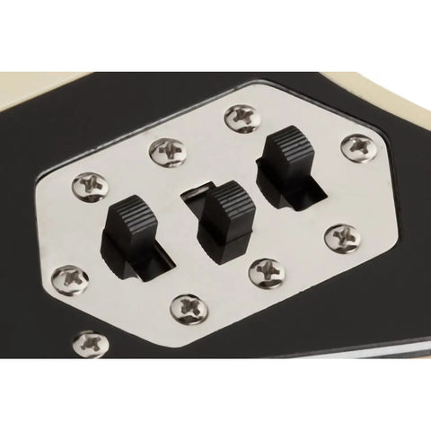 Guitarra Eléctrica Schectrer Ultra-iii Ivory Pearl Diestro Dorado Claro Pau Ferro