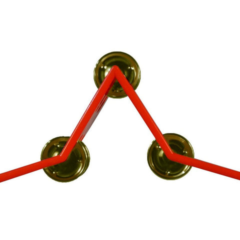 Pandero De Plástico Forma De Estrella Rojo New Beat Mx-5