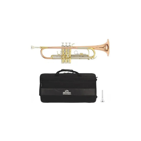 Trompeta Roy Benson Tr-202g Bb Bronce Con Estuche Y Boquilla