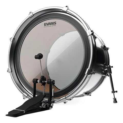 Evans Bd22gmad Parche Golpe P/ Bombo 22 Pulgadas Clear Negro/blanco