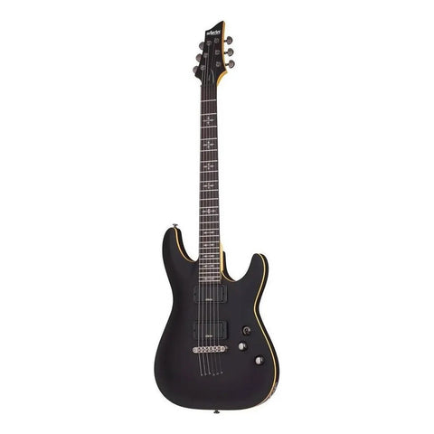 Guitarra Eléctrica Schecter Demon Series Color Aged Black Satin Diestro Wengué