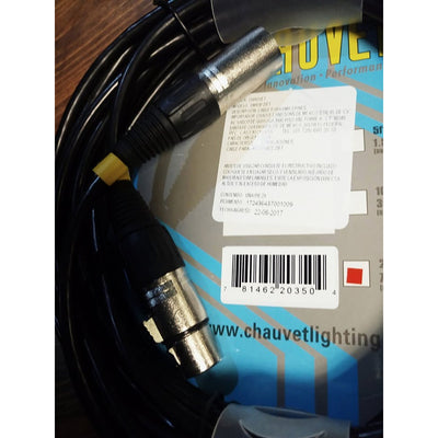 Cable Para Dmx 5 Pines Chauvet Dj Dmx5p25ft 7.5 Metros