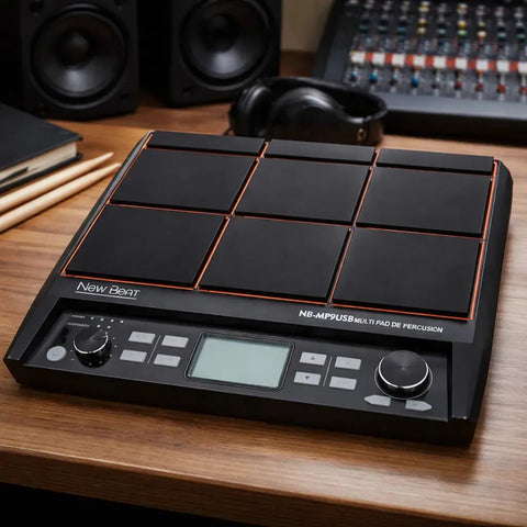 New Beat Nb-mp9usb Modulo Multi Pad De Percusiones Octopad Color Negro