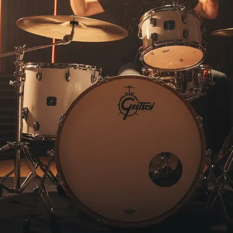Gretsch Ge4605sp Energy  Shell Pack 5 Piezas 20  Blanca Blanco