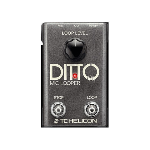 Tc Helicon Ditto Mic Looper Pedal Looper Para Voz Color Gris