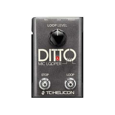 Pedal Looper Tc Electronic Ditto Mic Para Voz, Gris