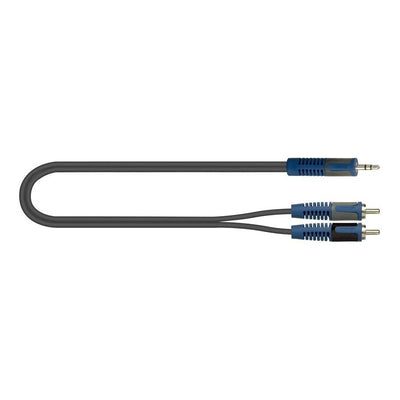 Cable De Mini Plug 3.5 A 2 Rca De 5m, Quiklok Rksa/150-5