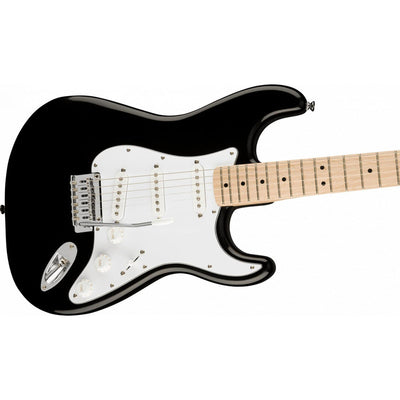 Guitarra Eléctrica Squier By Fender Affinity Series Stratocaster De Álamo Black Brillante Con Diapasón De Arce