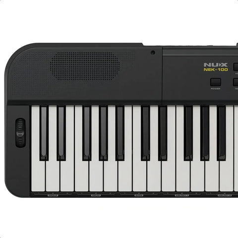 Teclado Nux Nek-100 61 Teclas Sensitivas Bluetooth Y Midi Negro