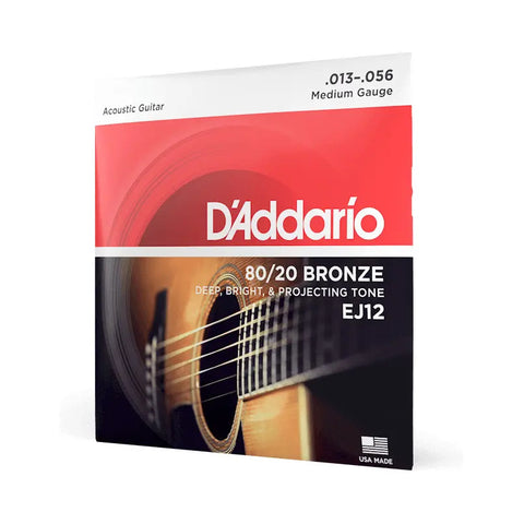 Encordadura P/guitarra Acústica De 6 Cuerdas Daddario Ej-12