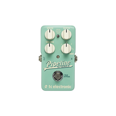 Pedal Tremolo P/guitarra, Tc Electronic Pipeline Tap Tremolo Color Azul Claro