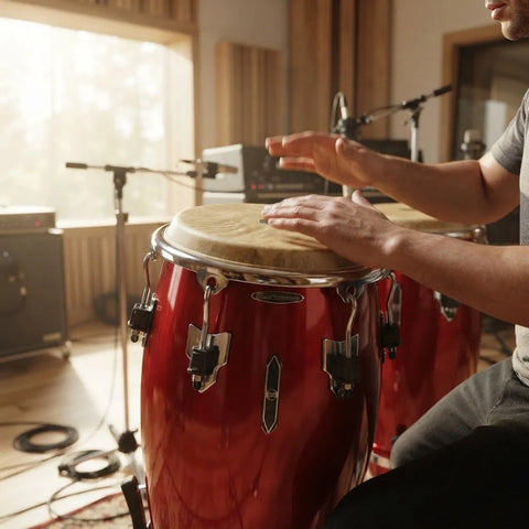 Meinl Mec1212wrp-ch Marathon Exclusive Tumba 12 1/2 Rojo Vin Rojo