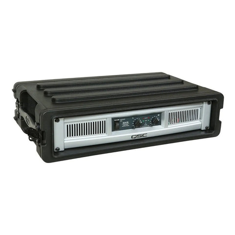 Case Rack P/ Equipo De Audio 2 Espacios, Skb 1skb-r2s Negro