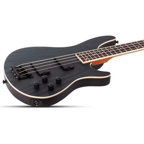 Bajo Electric 4 Cuerdas Schecter C-4 Standard Charcoal Satin Acabado Del Cuerpo Mate Color Gris Oscuro Orientación De La Mano Diestro